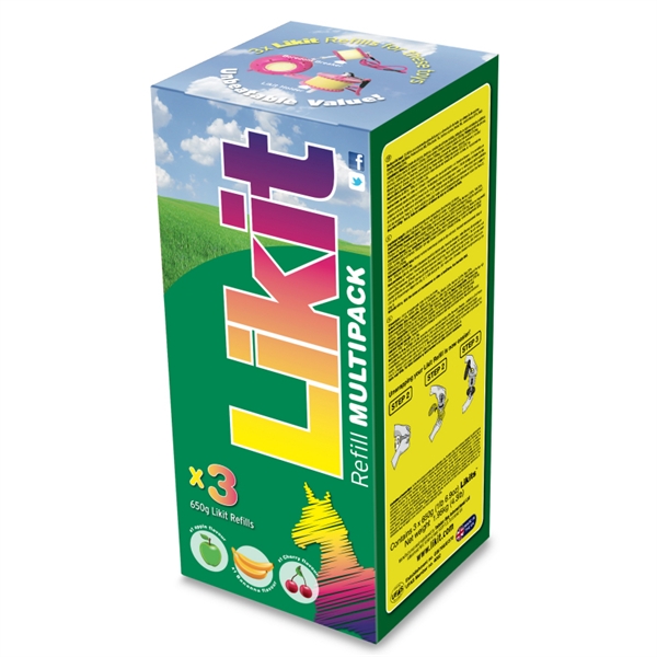LIKIT MULTIPACK, 3 X 650 G