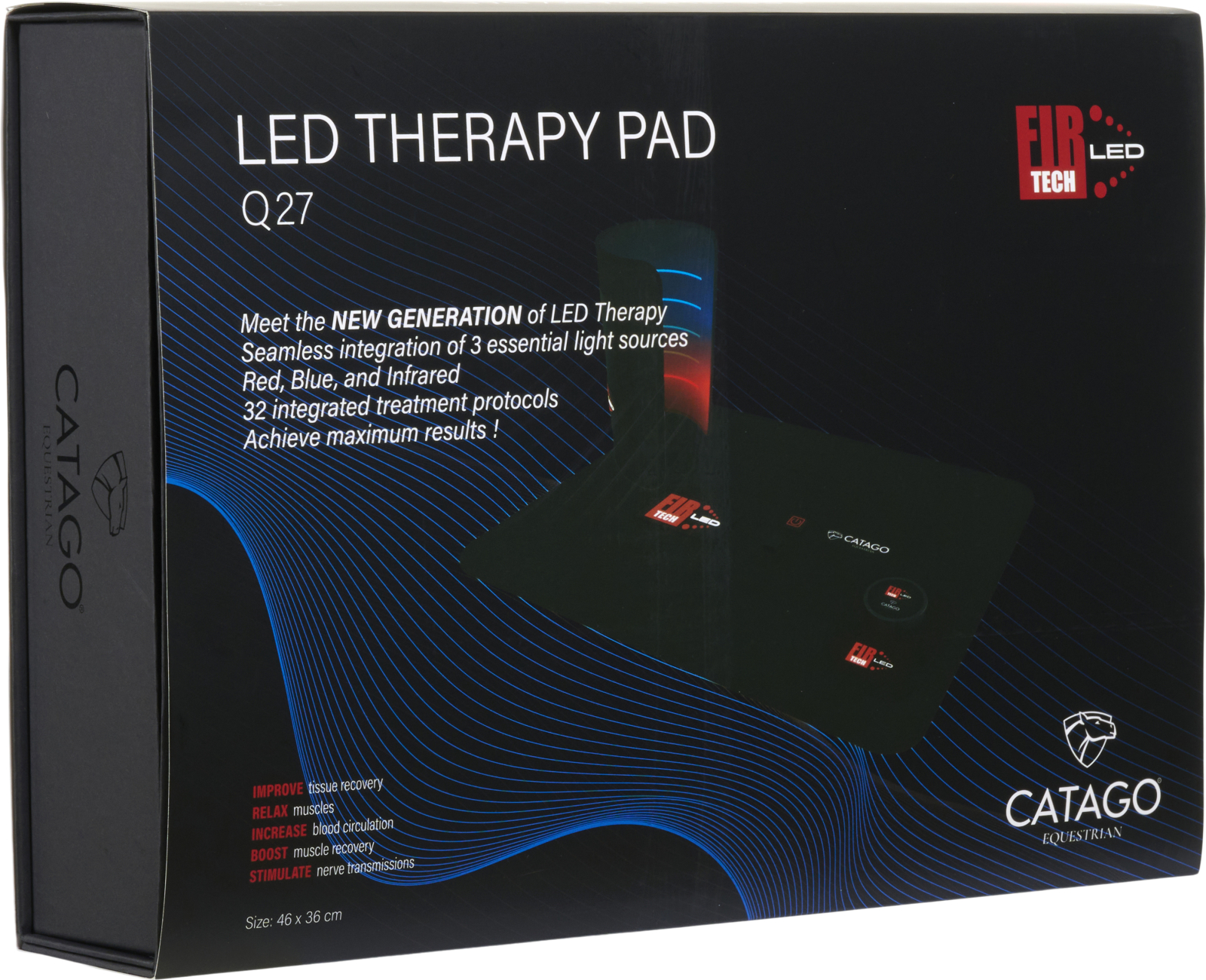CATAGO FIR-Tech LED Therapy Pad Q27 - 46x36 cm