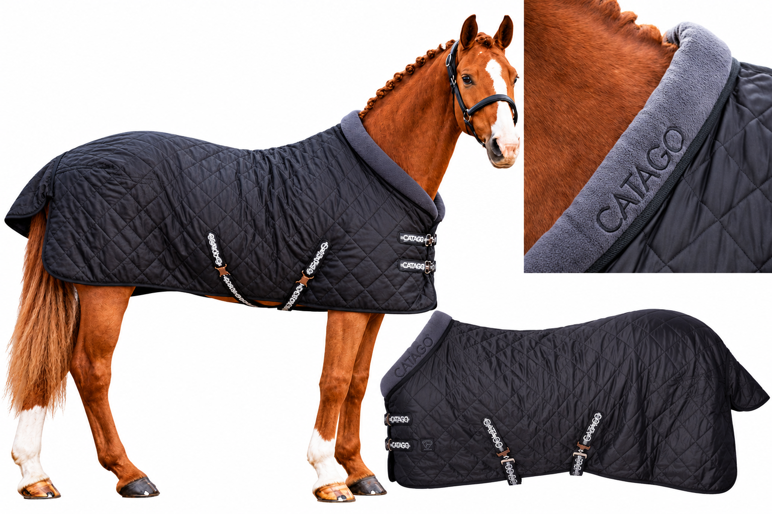 Catago Denver stalddækken 100 gram 115 cm
