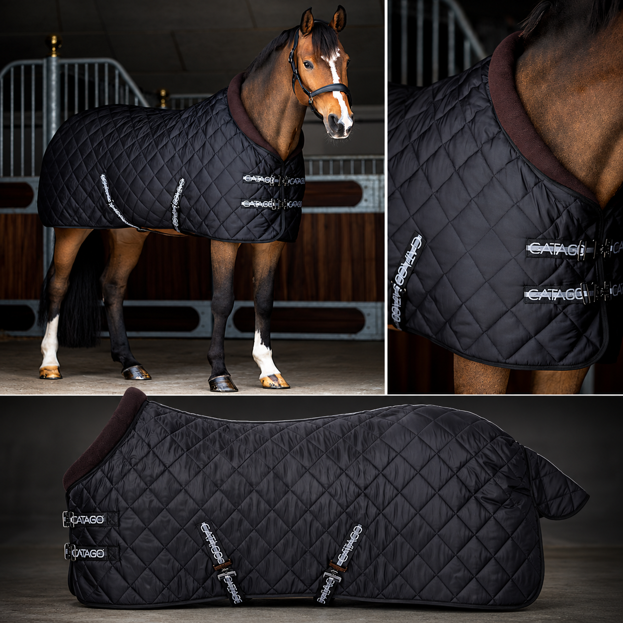 Catago Denver stalddækken 500 gram 115 cm
