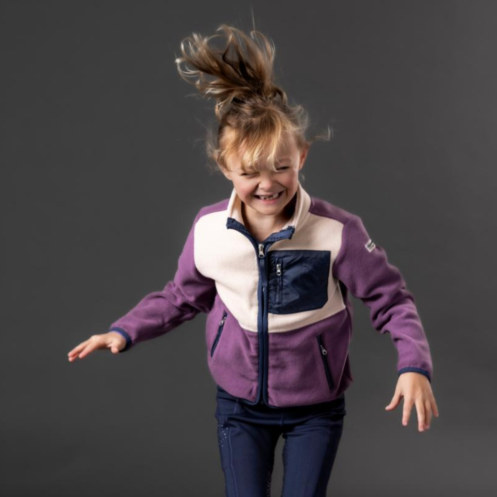 EQ Minna Fleece ridejakke børn 104
