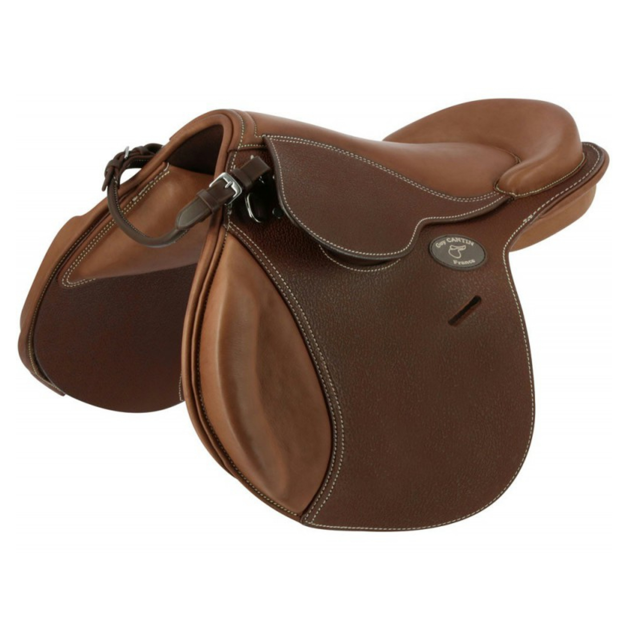 Guy Cantin Bomløs Pony Spring Sadel Brun 13,5"