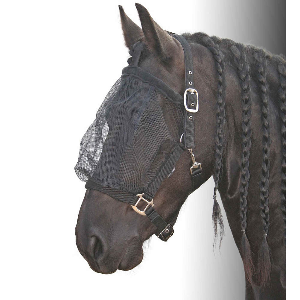 Grime med fluemaske Pony
