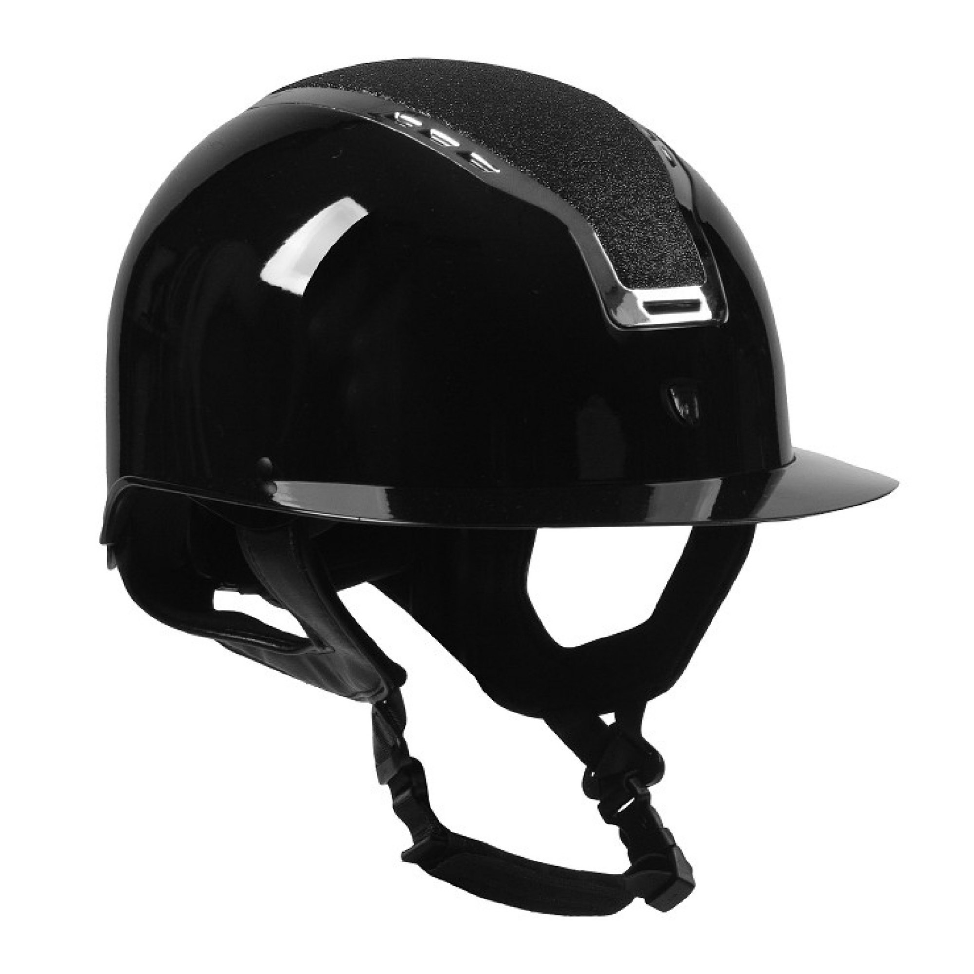 Horka Ridehjelm GAUDI GLOSSY - Silver S-M