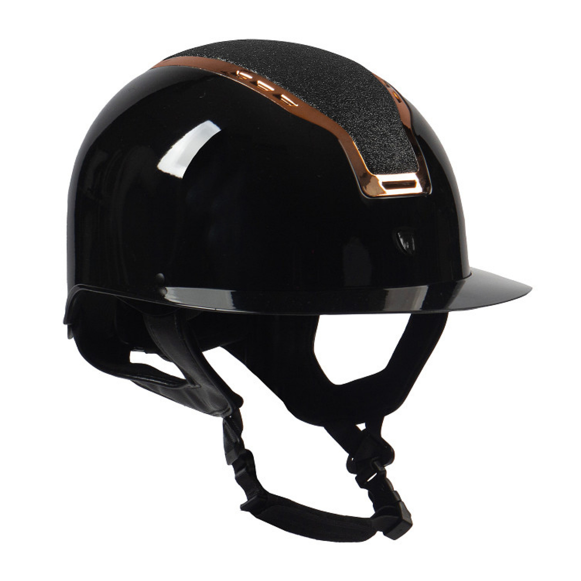Horka Ridehjelm GAUDI GLOSSY - Rosegold S-M