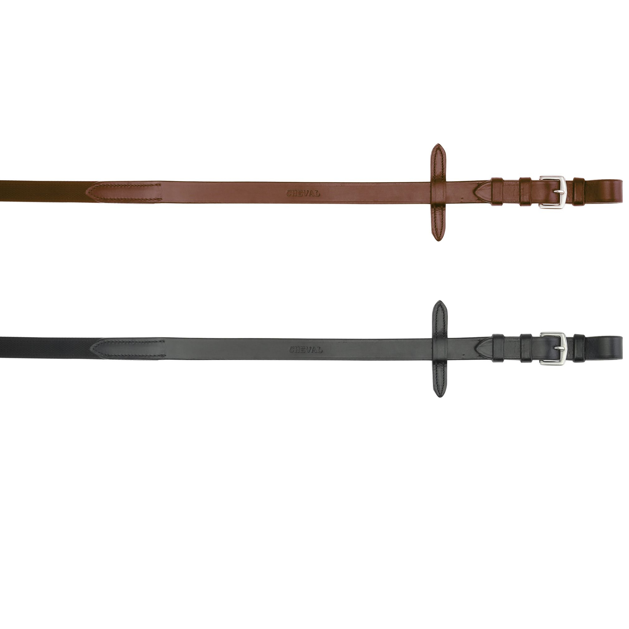 HorseGuard supergrip tøjle 18mm Sort Pony