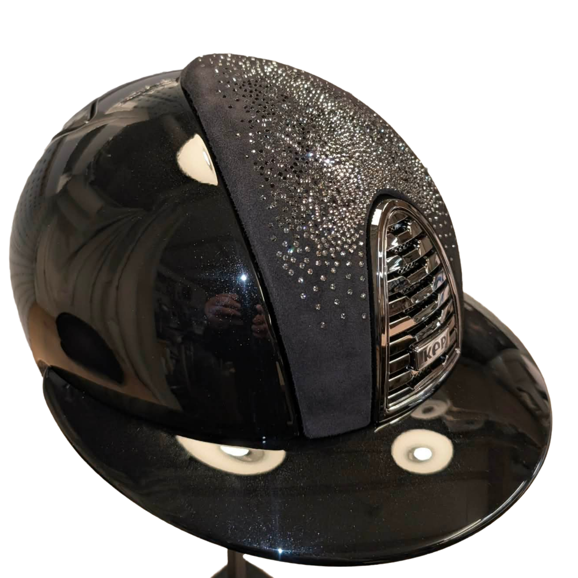 KEP Italia Cromo 2,0 Polo, Nebula, Polish Black, Chrome gitter Oval 59 Large Skal Brun