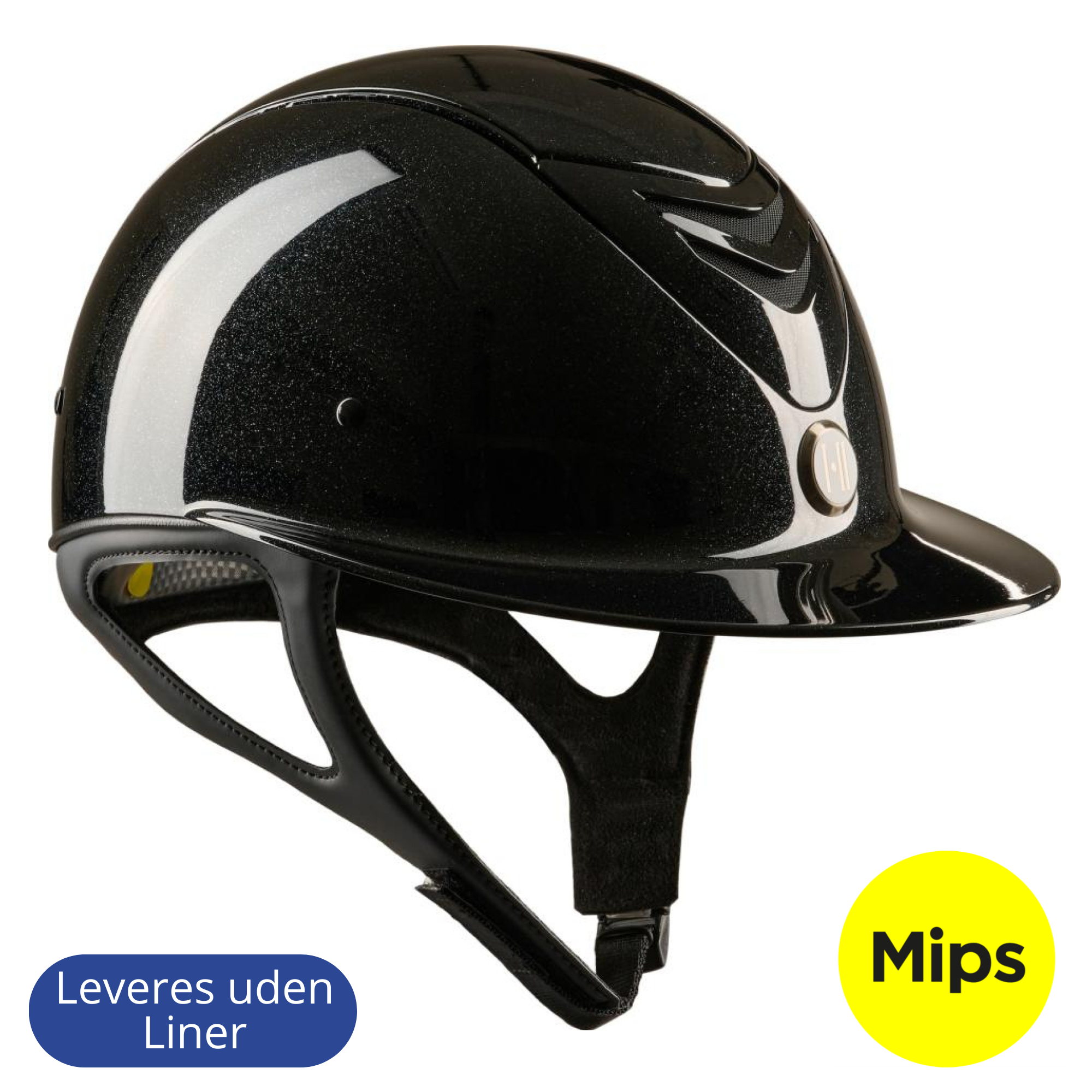 OneK Mips Avancé Gloss med Shimmer effekt Sort Skal str 0