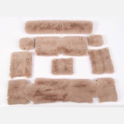 Fake fur overtrk til grime  8 dele