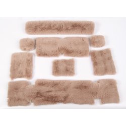 Fake fur overtrk til grime  8 dele