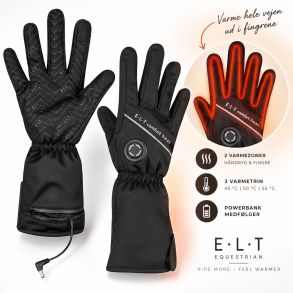 ELT Comfort Heat Handsker Sort