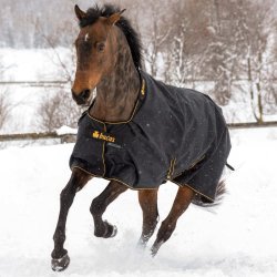 Bucas Irish Turnout 300g Sort 125 cm