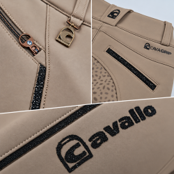 Cavallo Cavalcalia Grip Mobile � Vinterridebukser med Full Grip