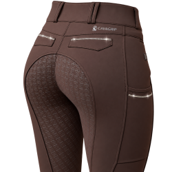 Cavallo CavalCay Grip Ridebukser Cafe Noir