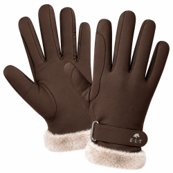 ELT St. Moritz ridehandsken Espresso Brun