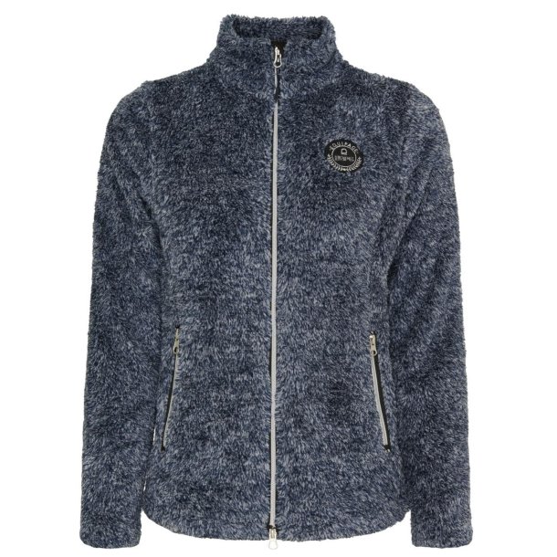 EQ Miles zip cardigan blue