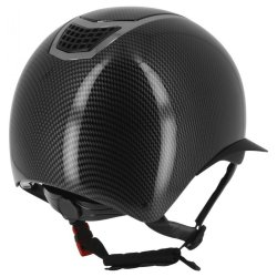 EQUITHEME Airy Mips black glossy carbon 
