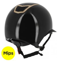 Equitheme Airy Mips Black glossy - Rosegold