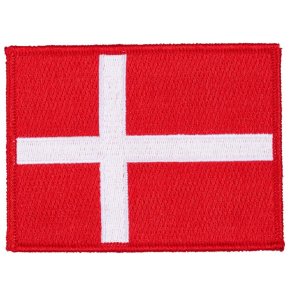 HG Nationality danebros flag med velcro
