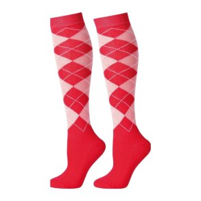 Harrys Horse Argyle strmper - Roze