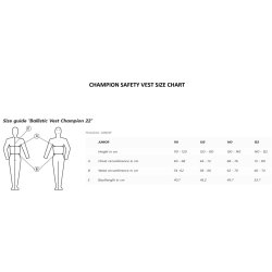  Komperdell Balallistic sikkerhedsvest til brn