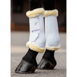 LeMieux Motionflex Dressur gamascher med fake fur