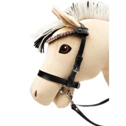 My Hobby Horse Pandebnd sort, pink sten