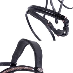 QHP Amor trense tilbagetrk Rose Gold