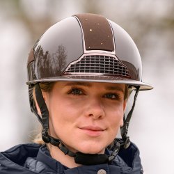 SWING Ridehjelm H24 Lady Spark - Brun
