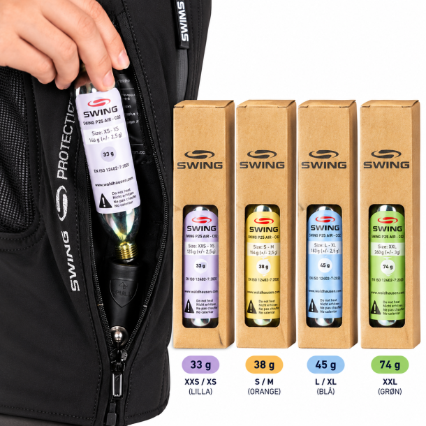 Patron til Swing P25 AIR airbagvest