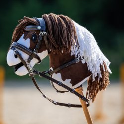 QHP Luxus trense til kphest - Brun