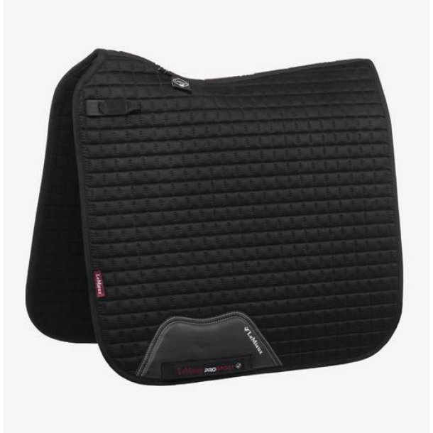 LeMieux Dressage Suede underlag - sort 17"