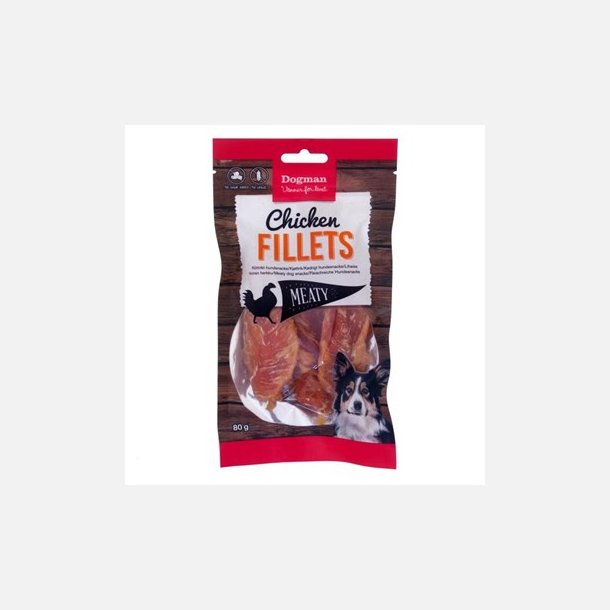 Chicken filet hunde snacks