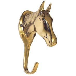 Trenseholder i messing hestehoved
