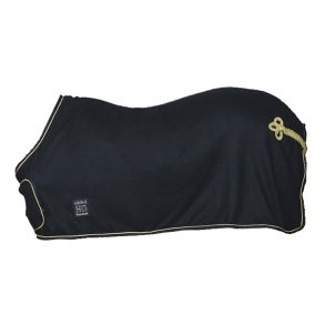 HorseGuard Fleecedkken med ornament og frontklap