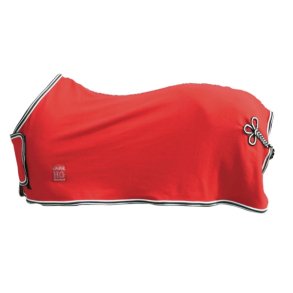 HorseGuard Fleecedkken med ornament og frontklap