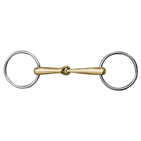 Anatomisk formet argentan trensebid 12,5